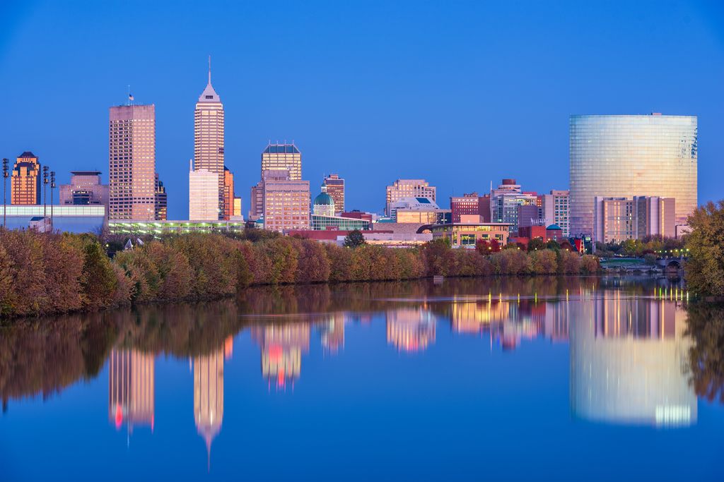 Indianapolis, Indiana, USA Skyline